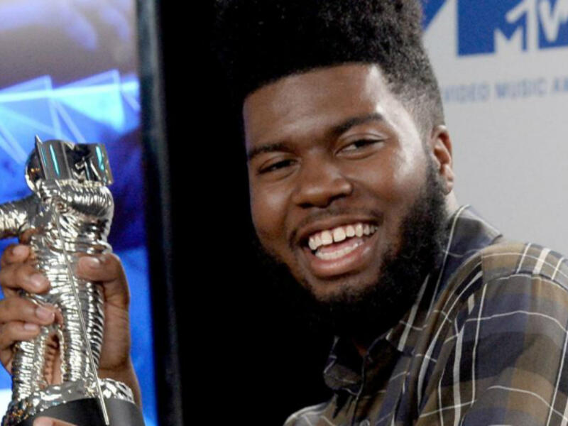 Khalid looked very proud. (Jim Ruymen / UPI)