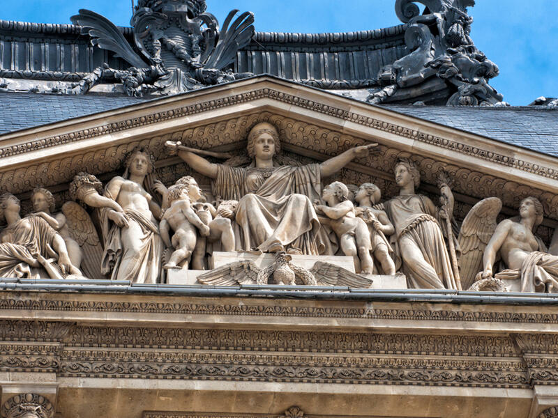 Details of the amazing architecture of the Louvre Museum.(Shutterstock/ File)