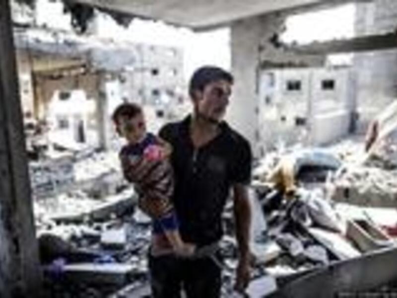 The Gaza offensive, which killed more than 2,200 Palestinians and 71 Israelis this summer, left most of Gaza's infrastructure and homes destroyed and sparked the international community to raise over $5 billion in aid resources. (AFP/File)