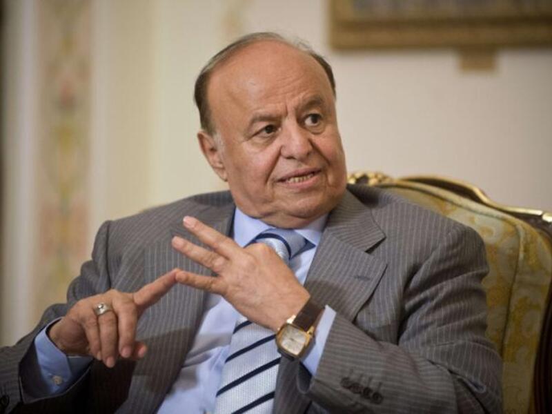 The exiled president arrived in Aden on Tuesday and plans to stay for Eid al-Adha. (AFP/File)