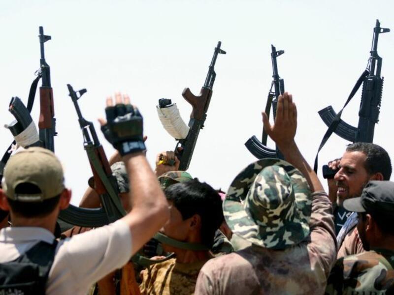 Iraqi militias (AFP/ Haidar Mohammed Ali)