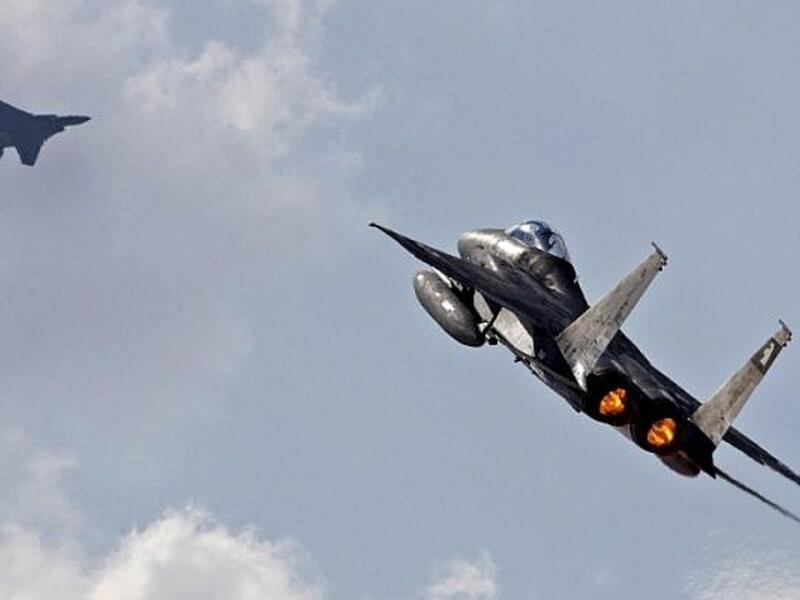 An Israeli Air Force F-15 takes off during the Blue Flag air exercise at the Ovda air force base. (Jack Guez/AFP)