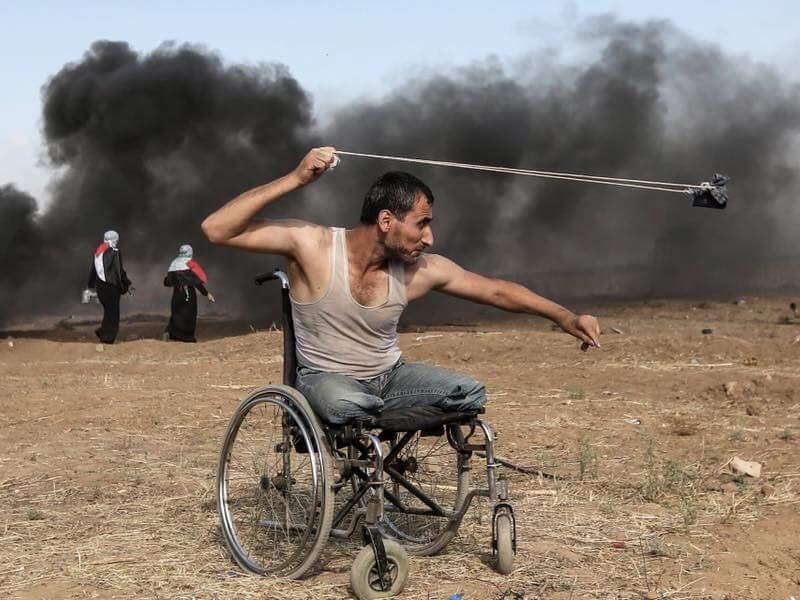 Fadi Abu Salah, 29 years old was killed on Monday during protests against US Embassy moving to Jerusalem by Israeli gunfire. (Twitter) 