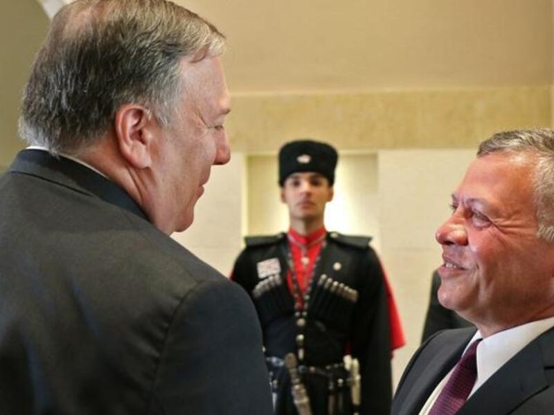 US Secretary of State Mike Pompeo meets with Jordan's King Abdullah II in Amman. (AFP/ File Photo)
