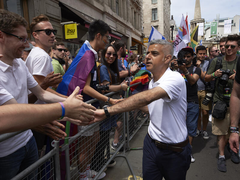 "He is flip-flopping in order to give a changing audience what it wants to hear,” says London Assembly member Andrew Boff. (AFP) 