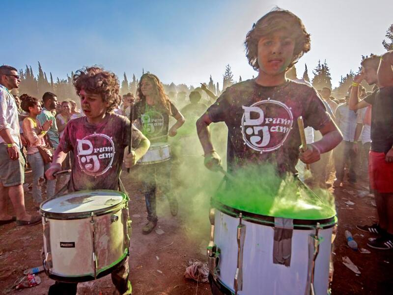 Color Festival in Amman, Jordan. (Facebook)