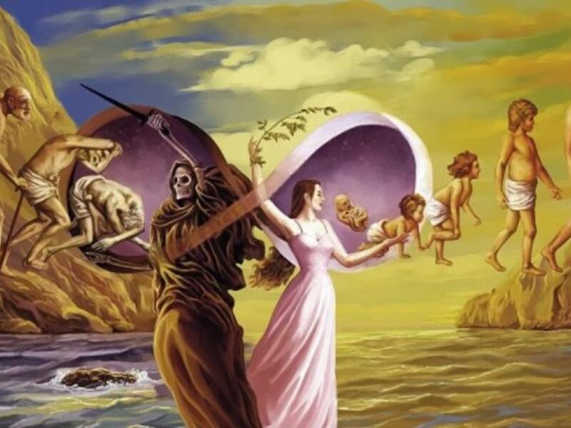 They believe in reincarnation, with sinful Alawis reborn as Christians. Infidels (other Muslims, Christians, and Jews) return as animals. But pious Alawis return as new Alawis seven times over, ultimately transforming into celestial stars. 
