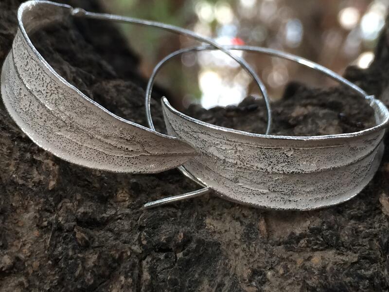 silver olive leaf bracelet