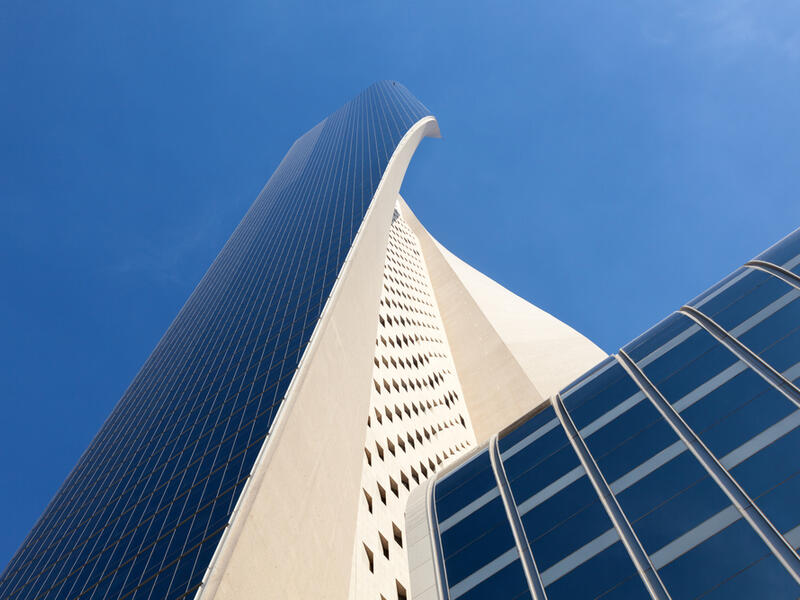 Al Hamra Tower in Kuwait city. Tallest sculpted tower in the world, 413 meters (Shutterstock/File Photo)
