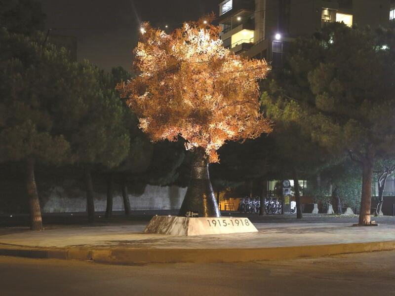 The Memory Tree in Lebanon by the great artist Yazan Halwani. (Twitter)