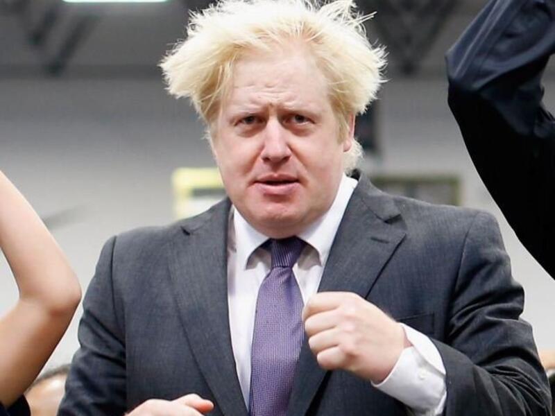 Boris Johnson, takes care to keep his straw-coloured thatch in a permanent state of studied untidiness (Twitter)