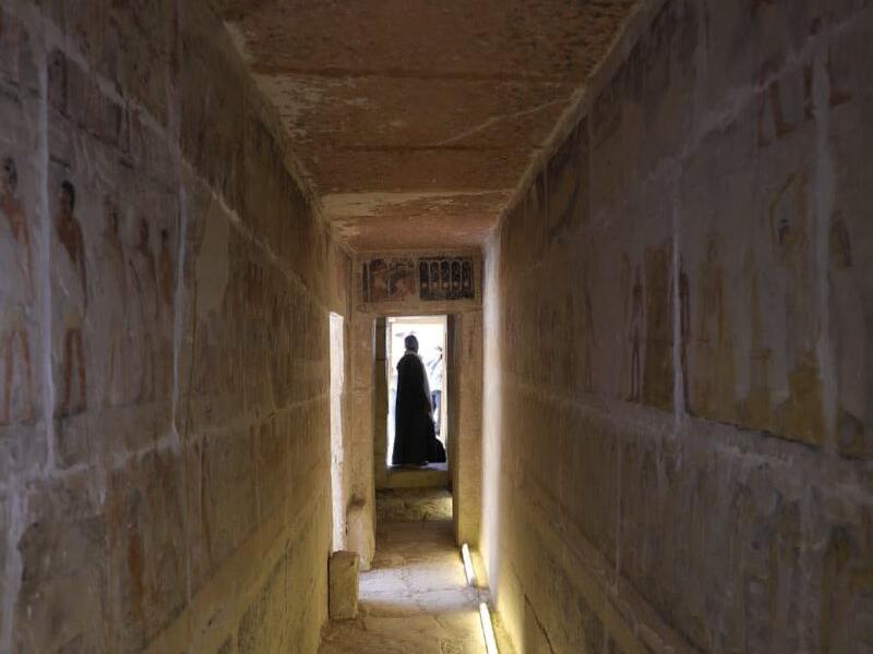 The Tomb of Mehu in Saqqara Egypt (Twitter)