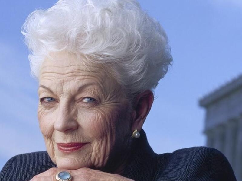 Ann Richards hairdo was a perfect combination of Barbara Bush’s gentility with Nancy Reagan’s tenacity - silver white short hair (richardmagazine.com)