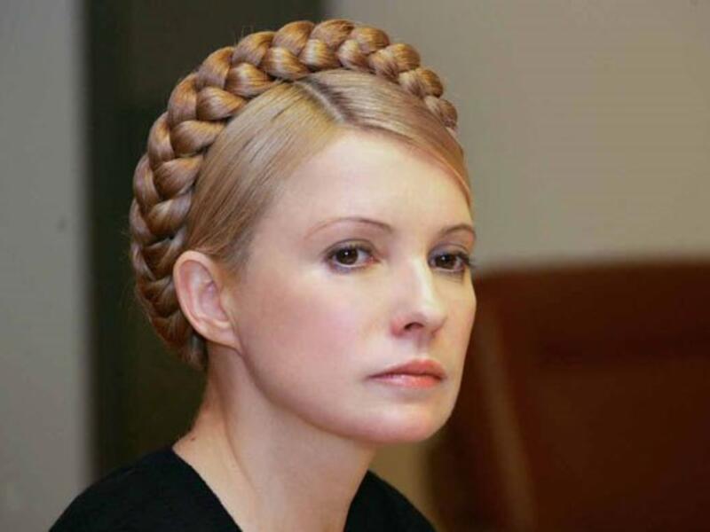 Yulia Volodymyrivna Tymoshenko Ukrainian politician, known worldwide for her golden crown of braids (exhibitions.globalfundforwomen.org)