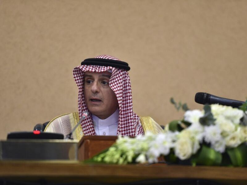 Saudi Foreign Minister Adel al-Jubeir speaks during a press conference at the Diriya Palace in the Saudi capital Riyadh during the Gulf Cooperation Council (GCC) summit on December 9, 2018. AFP
