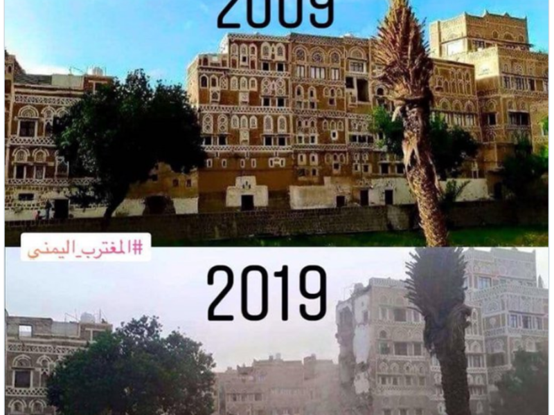 Yemen has gone through a tough war during the past 10 years. (Twitter)
