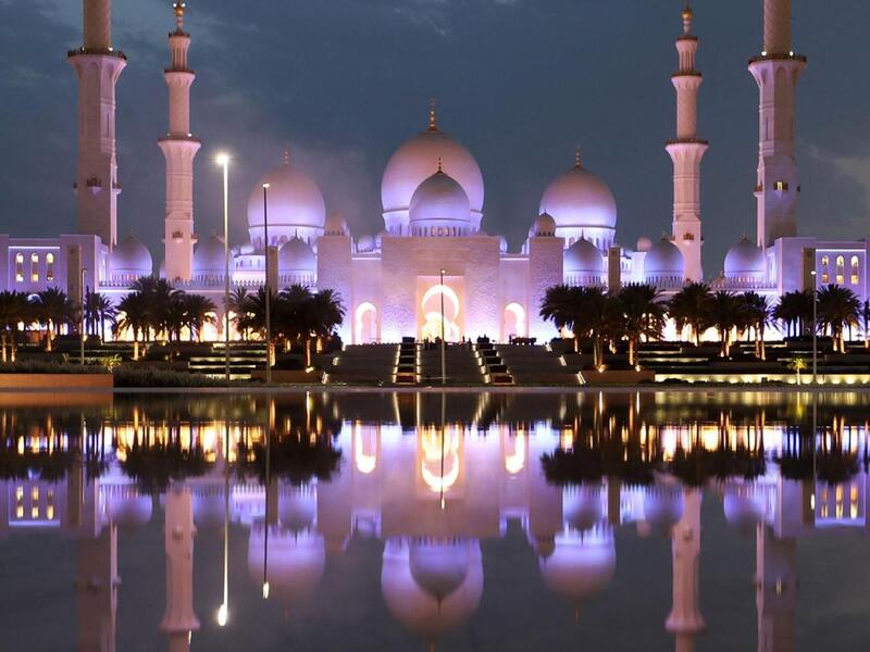 Sheikh Zayed Grand Mosque Center: it is one of Abu Dhabi’s key attractions. Non-Muslims are welcome at this architectural wonder, making it a must-see for any avid traveler. (AFP/ File)