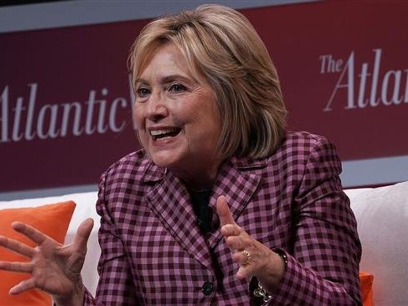 Former US Secretary of State Hillary Clinton participates in a discussion during the 2018 Atlantic Festival October 2, 2018 in Washington, DC. (Photo /AFP)
