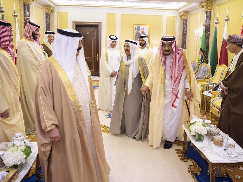 GCC leaders attend the 39th summit in Riyadh. (Twitter)