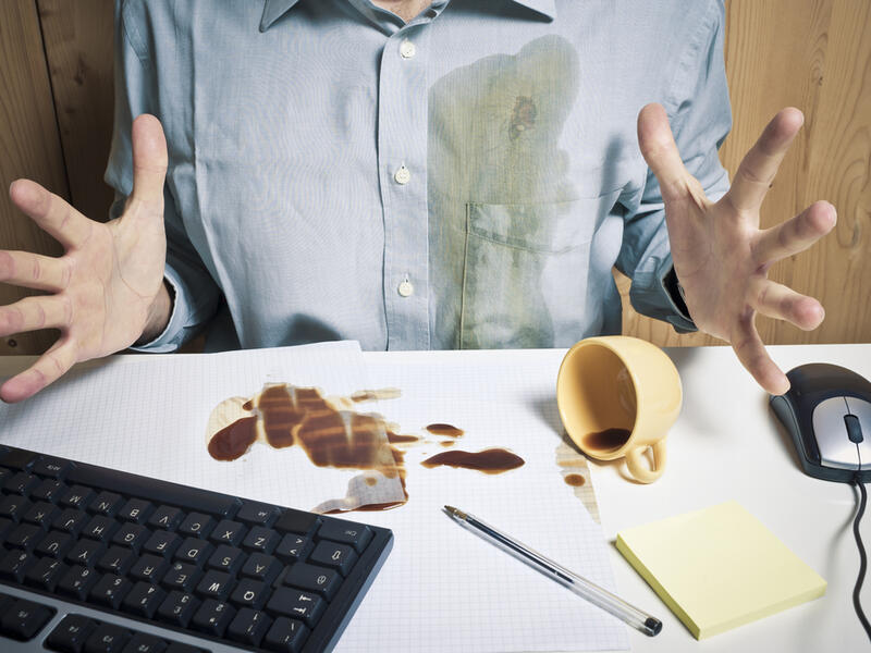 Spilling coffee brings you the good luck, but in the West spilling your morning coffee will probably signal having a bad day. (Shutterstock/ File Photo)