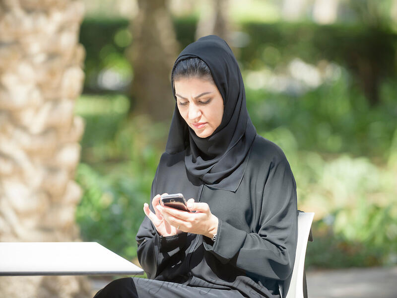 Send a text message to your loved ones in Arabic. Never mind telling them you’ve safely arrived, any words will do as long as it looks foreign and intimidating. And remember if you use Arabizi it won’t work!