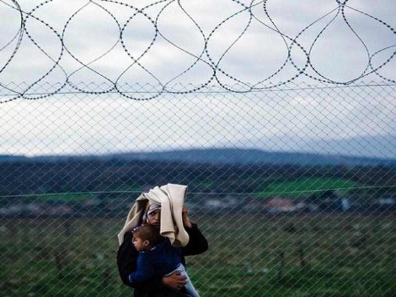 A refugee mother with child somewhere in Europe. (AFP/File)