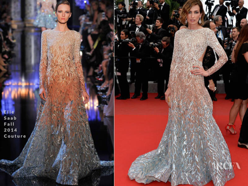 Nieves Alvarez Elie Saab Cannes