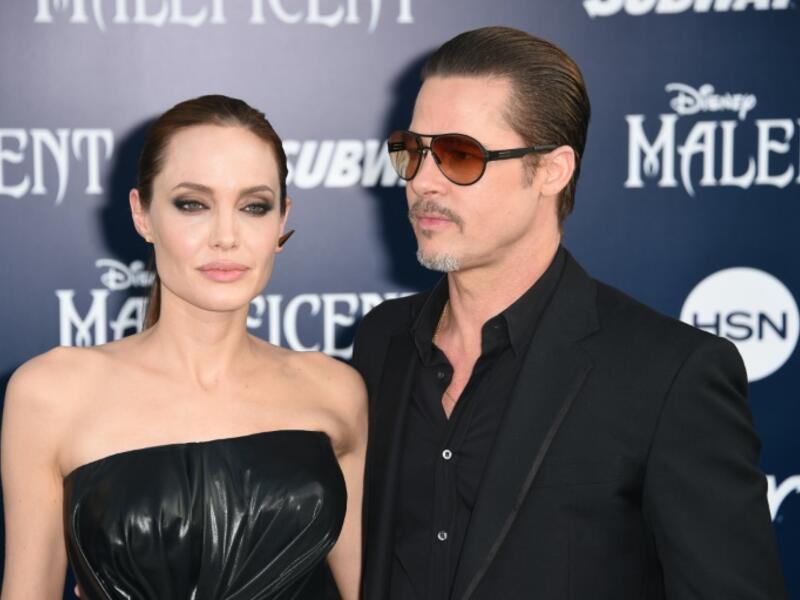 Brad Pitt and Angelina Jolie (AFP/Robyn Beck)