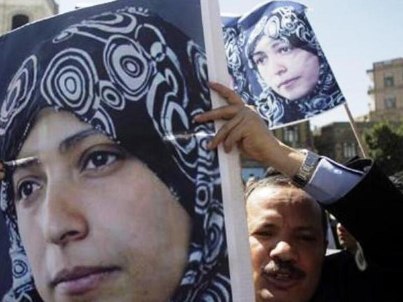 Yemen woman power: Tawakkol Karman, a detained spokeswoman for this beleaguered nation, the 32 year-old mother 
is challenging the role of women in this conservative society and empowering their cause in Yemen and the wider Arab 
movement. Clinton made a visit especially to appeal for her release.