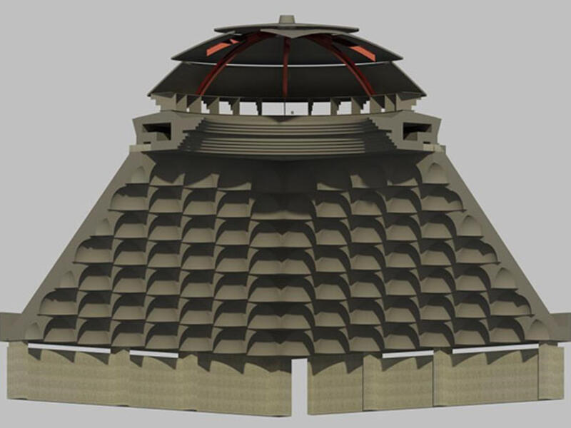 واجه مجتمع "بانش بول" المسلم صعوبات عدة في إيجاد مهندس معماري متدين لتصميم المسجد. ويقول هورتون إن كانداليباس أعطاهم الثقة بأن أسس المسجد الدينية ستدمج في هيكل مسجد غير تقليدي، ما سيجعله يحتفظ بمعناه كمساحة مقدسة.