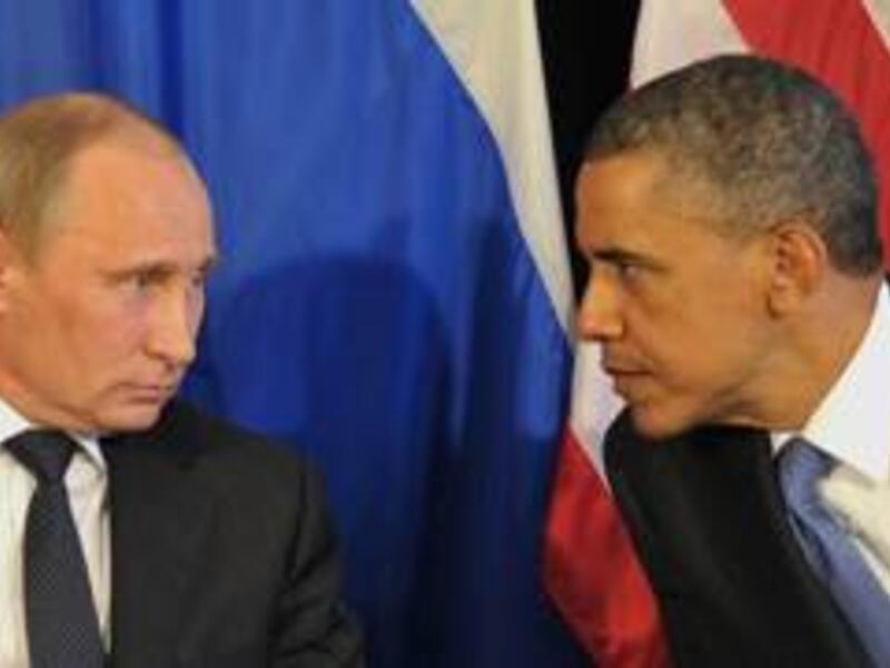 Vladimir Putin and Barack Obama (AFP/File)