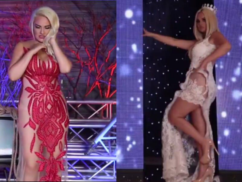 Rima appeared in the video wearing revealing dresses (Source: Rima Dib - Facebook)