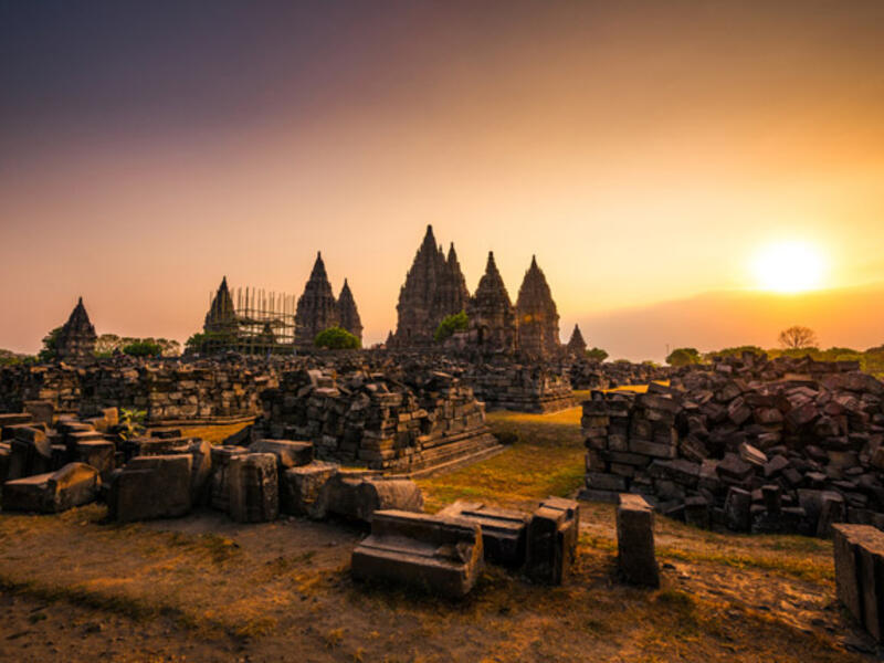 Bali is by far the most popular destination with legendary beaches and unique culture, but Indonesia comprises some 6,000 inhabited islands with a wealth of natural and cultural sites. The massive temples of Prambanan are on the UNESCO list, and chaotic Jakarta offers everything from Dutch colonial buildings to Chinese restaurants.