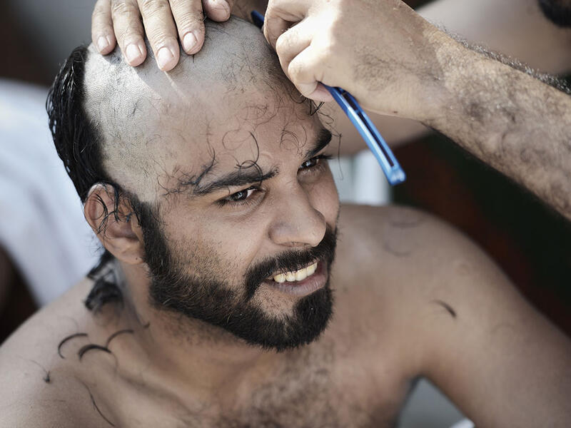 head shave at Hajj