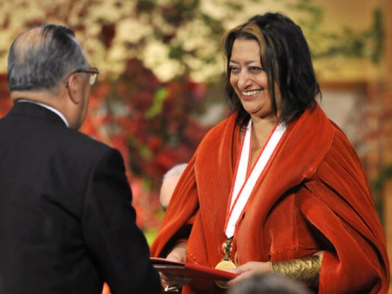 zaha hadid wins award