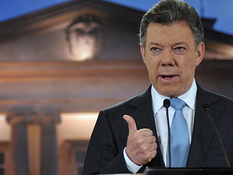 The president of Colombia Juan Manuel Santos (AFP/File)
