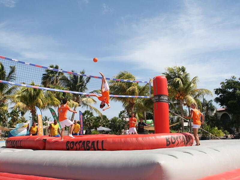 Bossaball court