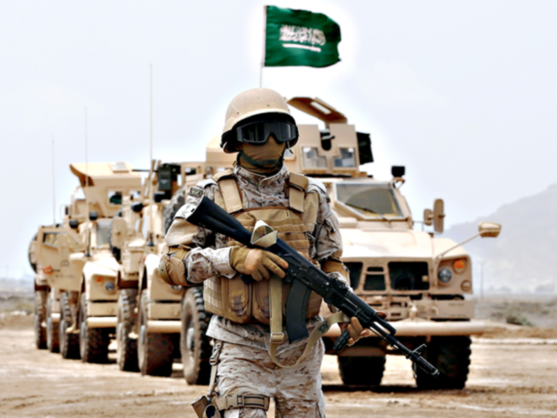 A Saudi soldier is seen in Yemen’s southern city of Aden. (AFP/ File)