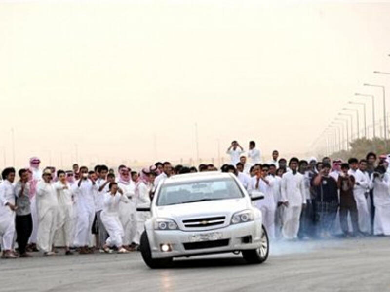 Car drifting is very common around the Saudi Kingdom despite the authorities attempt to ban it. (reportinglivefromsaudi.wordpress.com)