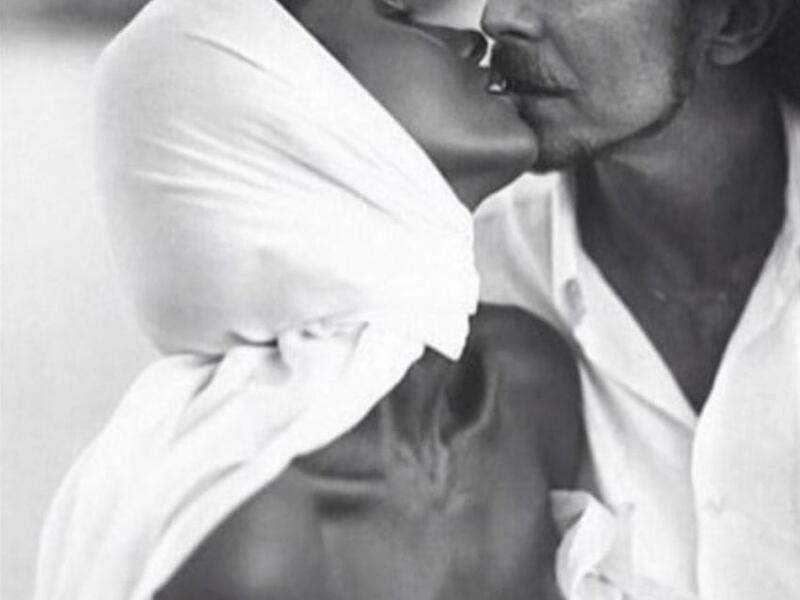 David Bowie and Iman. (Instagram / Iman)