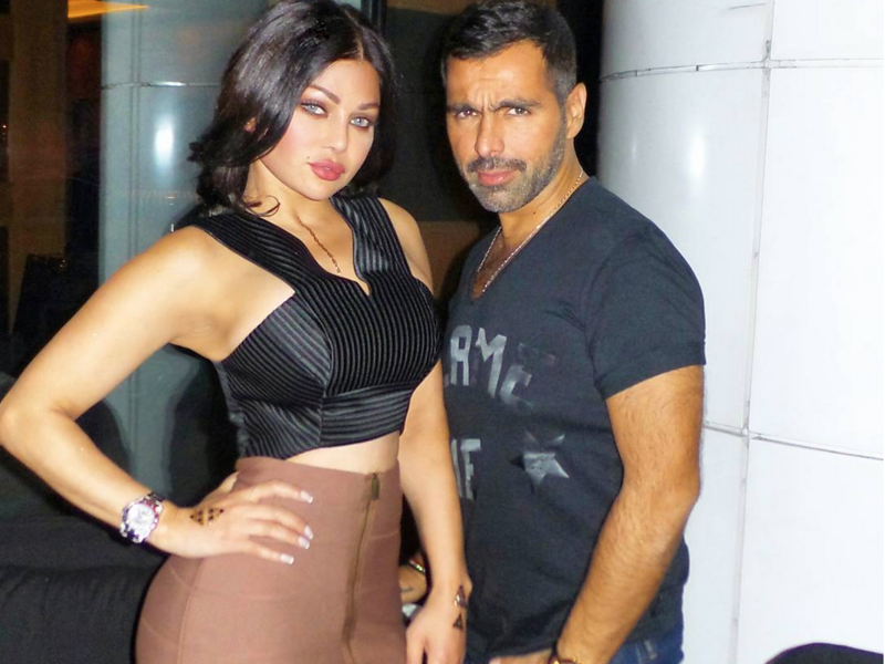 Fashionista Haifa Wehbe is experimenting with tattoos again. (Instagram)
