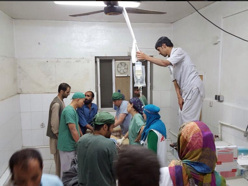 The Saturday bombing of a Doctors Without Borders hospital in the battleground city of Kunduz is sparking serious accusations for the Pentagon. (Twitter)