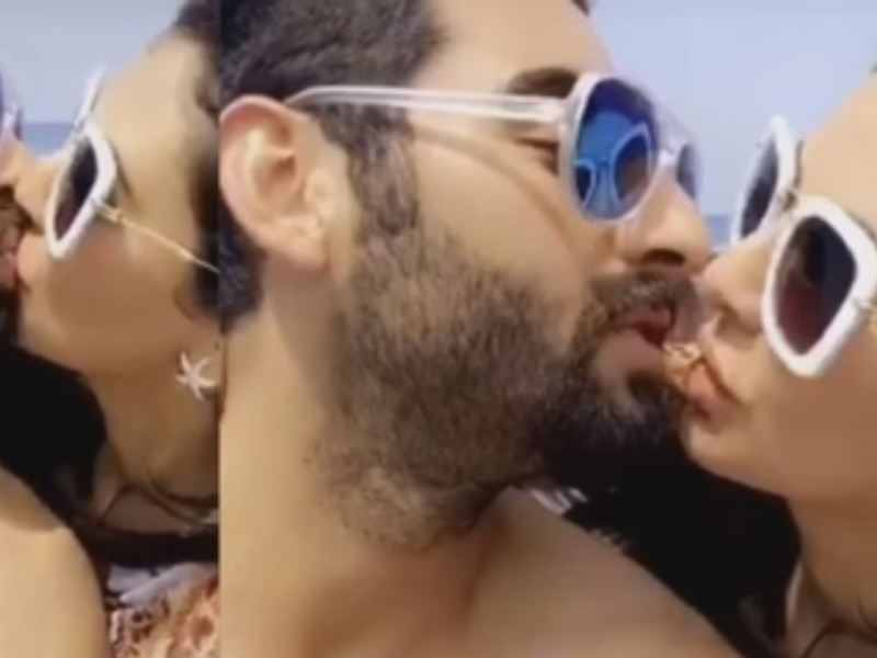 Mariam Hussain deleted a Snapchat video of her kissing her new fiancé on the lips. (YouTube)