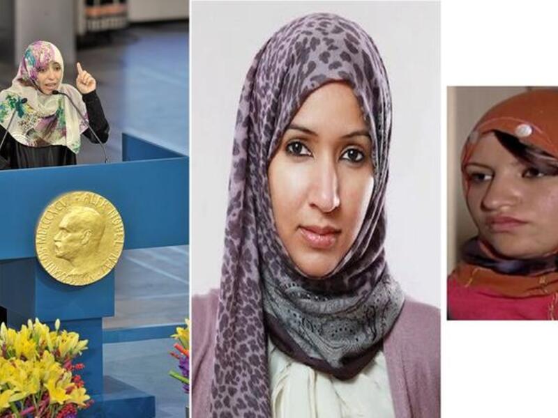 Tawakkul Karman, Manal Al Shareef, Samira Ibrahim.