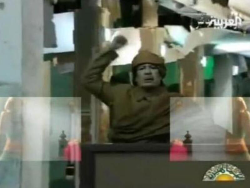 Muammar Gaddafi's famous Zenga speech spoof.