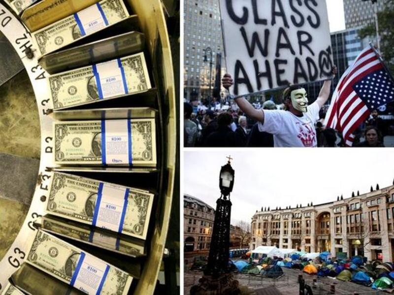 Debt disease occupies world street: A Western Spring came from a jeopardized world economy and people empowered (infected by Arab anger) enough to publicly protest. 'Occupy Wall Street' travelled from the debt-ridden US via London's Stock Exchange, and across many European capitals. The Arab Spring had shed paper-note leaves in a Western 'Fall'.