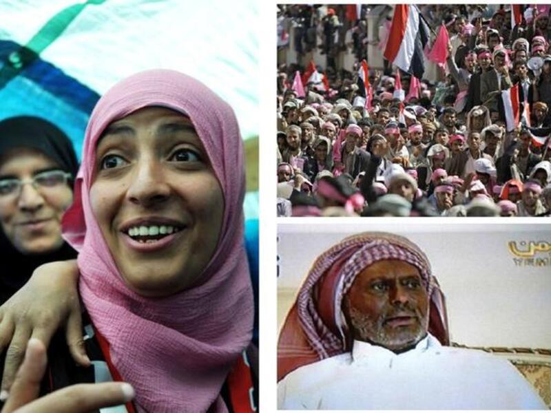 Yemen made strides for women and Arab persistence: Stubborn leader Ali Abdulla Saleh finally signed  a pledge to handover power not before being wounded and burnt (a growing trend in the fired up region) early on in June. Power transfer-treaties were brokered and Nobel Peace Prizes collected byTawakul Karman-- the woman protestor honored.