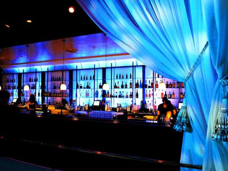 Teetotaler Ramadan: Nightclub-party districts in some alcohol-offering Mid-east countries tend to slow
down, even to desertion, in majority Muslim countries - some officially shutting shop for the month.  Reveling Muslims often
forgo alcohol, as they enjoy their faith for the month. 