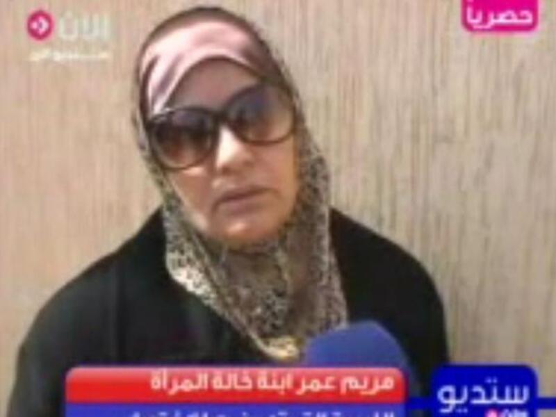 ابنة خالة العبيدي تقول أنها اعتقلت هي ومجموعة من زميلاتها عند نقطة تفتيش بعد مشاركتها في مظاهرة سلمية.