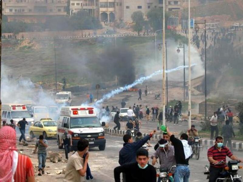 Back to Darra, the epicenter of unrest: first to protest officially and most charged city just now- the focal point for Syrian discontent and government wrath and clamp down. Unlikely to suffer as Hama once did as the people and coverage are less muted.